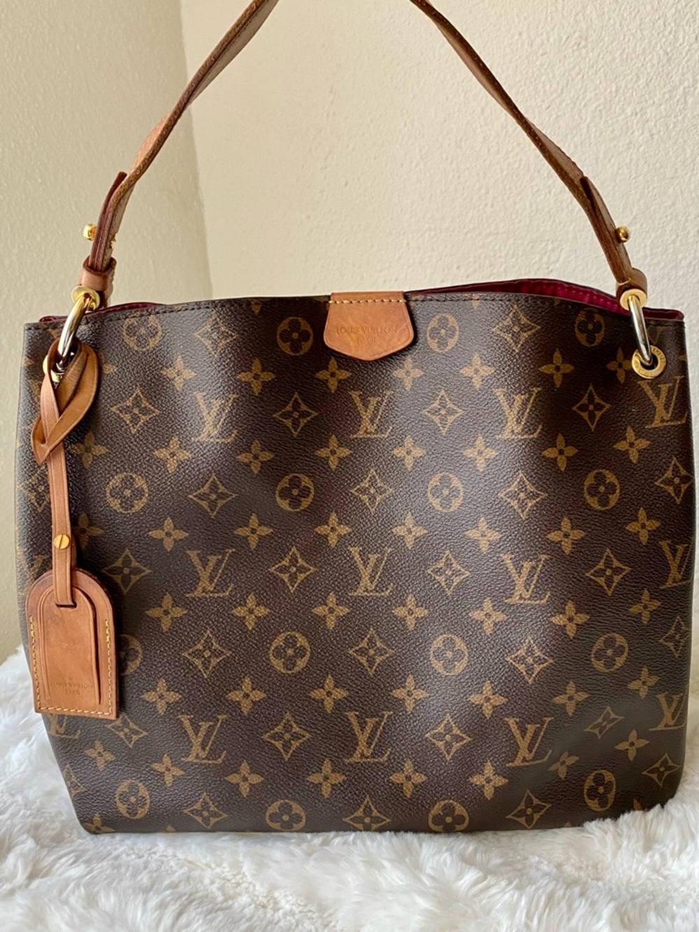 ❤️ Louis Vuitton Monogram Graceful PM Pivoine - Picture 15 of 17